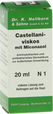 CASTELLANI viskos m. Miconazol Lösung