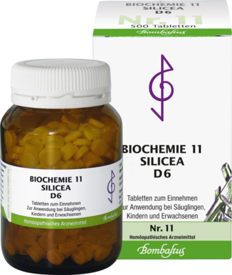 BIOCHEMIE 11 Silicea D 6 Tabletten