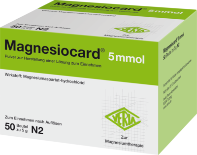 MAGNESIOCARD 5 mmol Plv.z.Her.e.Lsg.z.Einnehmen