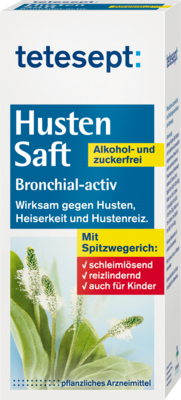 TETESEPT Hustensaft alkohol- und zuckerfrei