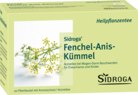 SIDROGA Fenchel Anis Kümmel Tee Filterbeutel