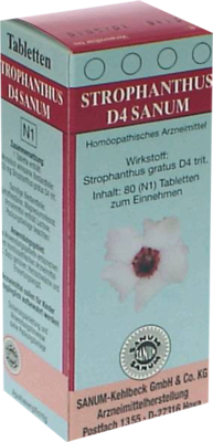 STROPHANTHUS D 4 Sanum Tabletten