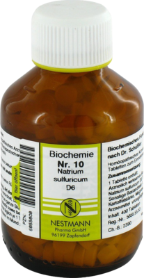 BIOCHEMIE 10 Natrium sulfuricum D 6 Tabletten