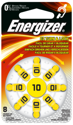 ENERGIZER Hörgerätebatterie 10