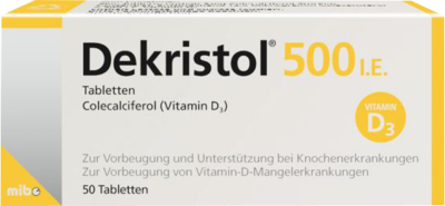 DEKRISTOL 500 I.E. Tabletten