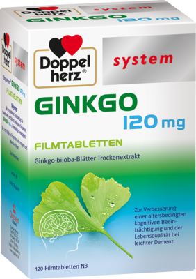 DOPPELHERZ Ginkgo 120 mg system Filmtabletten