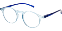 LETTORI Classic town Lesebrille 2,5 matt hellblau