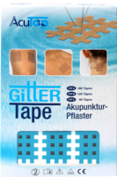 GITTER Tape AcuTop Akupunkturpflaster 2x3 cm blau