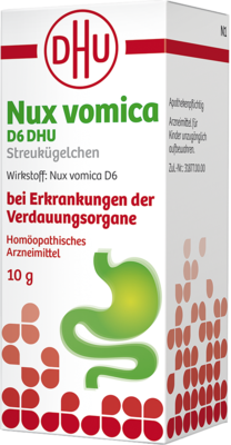 NUX VOMICA D 6 DHU Glob.bei Erkr.d.Verdauungsorg.