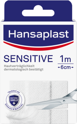 HANSAPLAST Sensitive Pflast.hypoallergen 6 cmx1 m