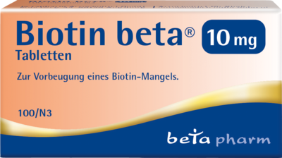 BIOTIN BETA 10 mg Tabletten